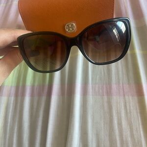 Tory Burch Black and Brown Sunglasses